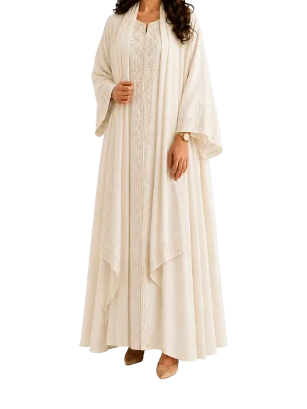 The Yasmin Embroidery Abaya
