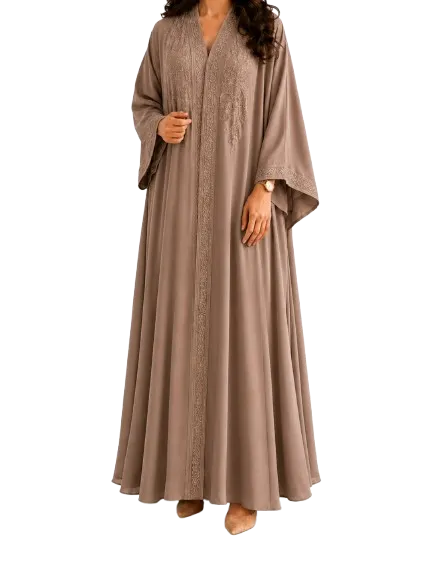 The Amani Threadwork Abaya