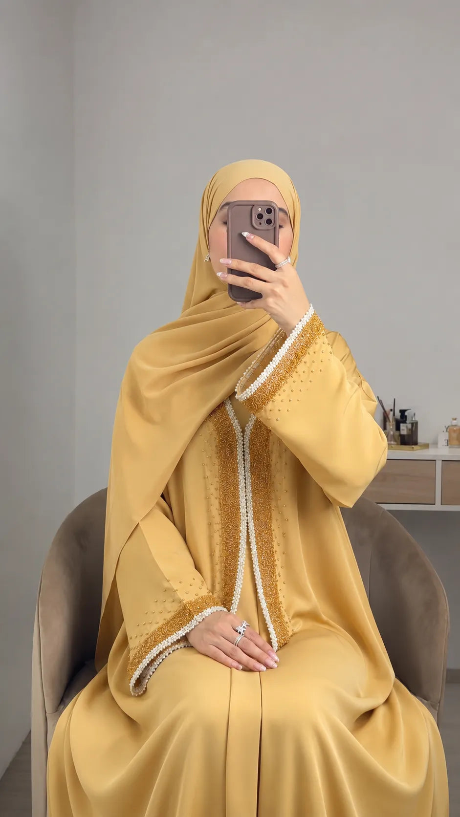Lujain Crystal Abaya