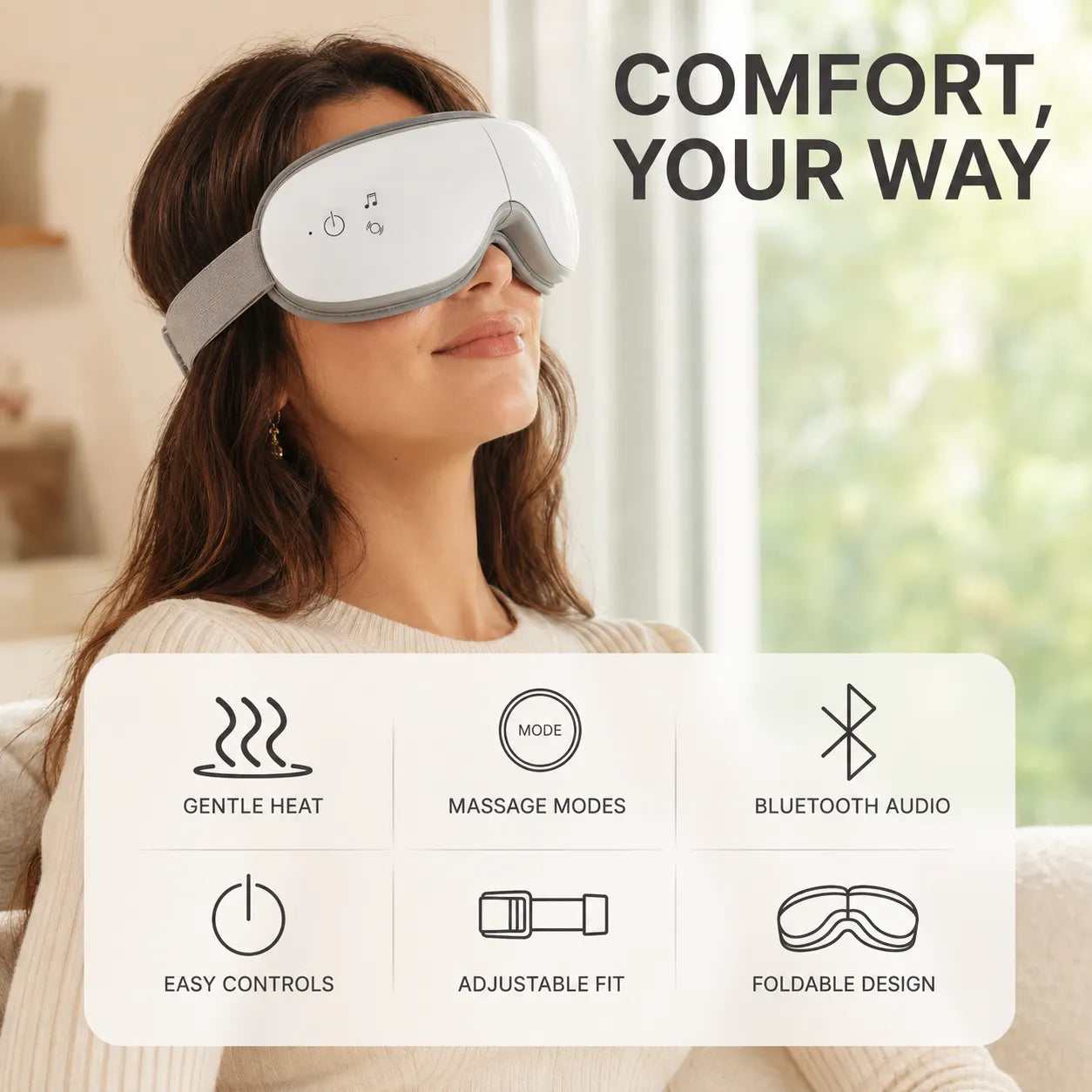 features eye massager