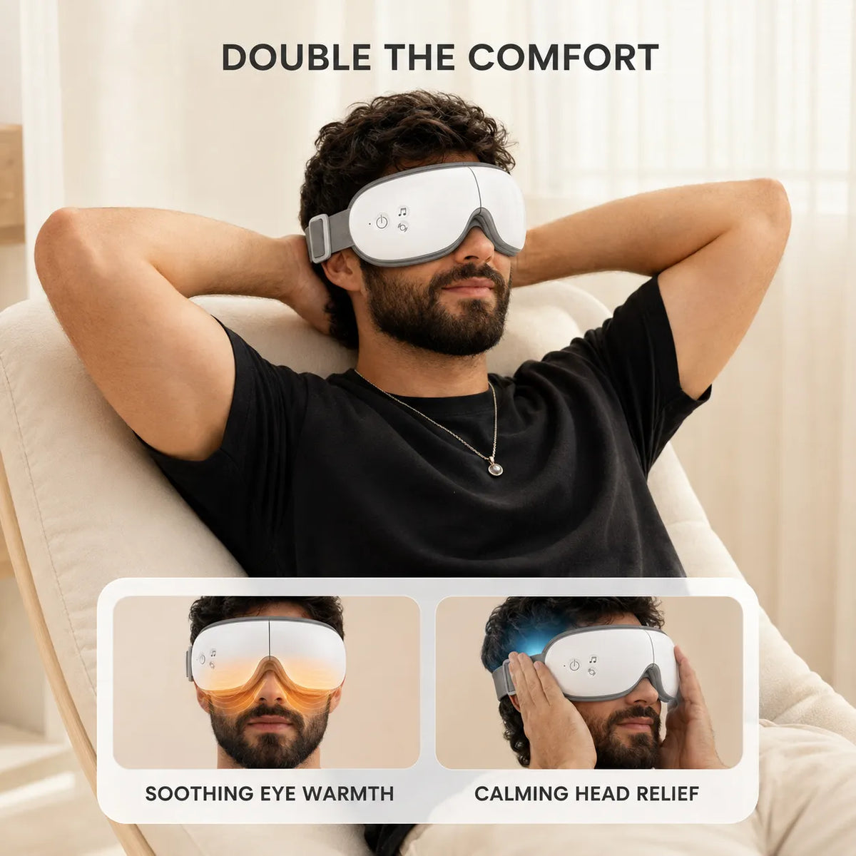 features eye massager